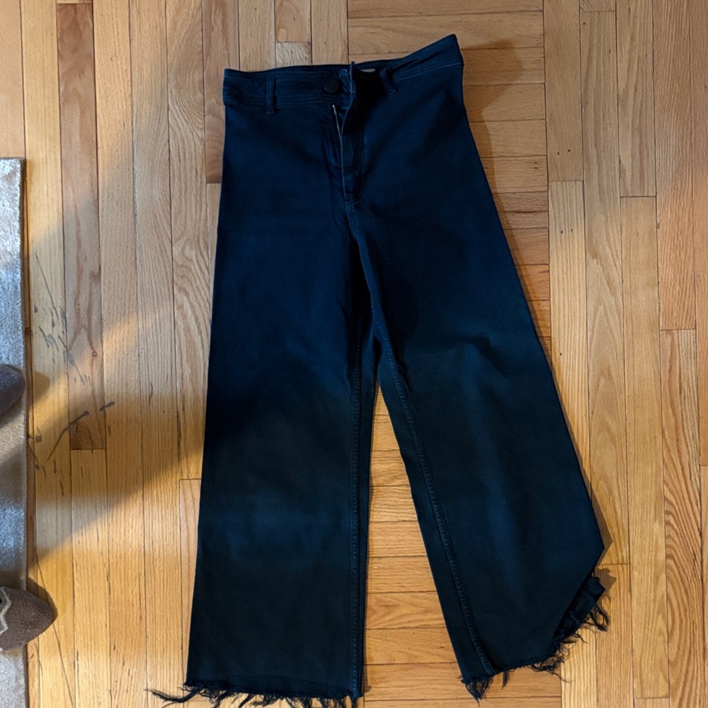 Zara Black Wide Leg Pants